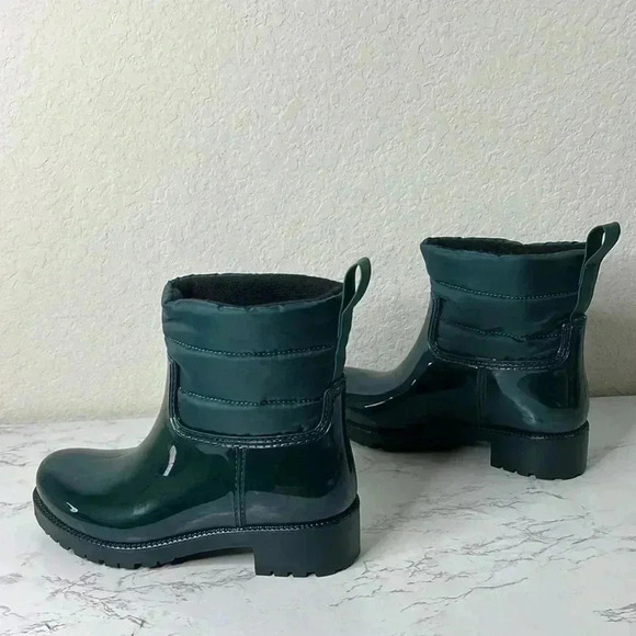Charter Club Trudyy Green Puffer Rain Boots Size 6M - Picture 5 of 11
